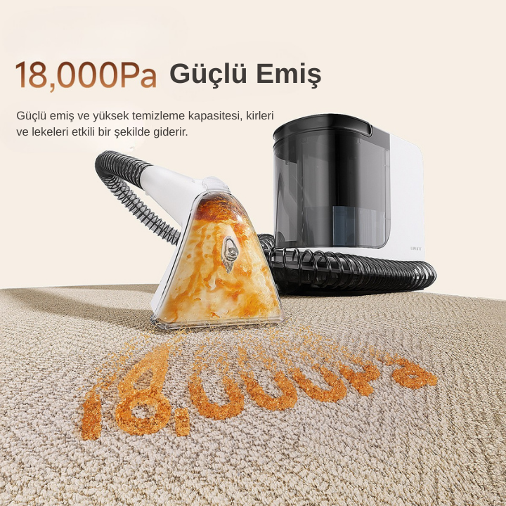 UWANT Y200 Koltuk Halı Temizleme ve Leke Çıkarma Makinesi