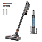 UWANT V500 Kendini Temizleme Sistemli Şarjlı Dik Süpürge Gri