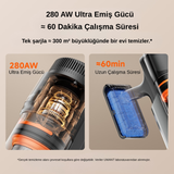 UWANT V600 Kendini Temizleme Özellikli Kablosuz Şarjlı Dik Süpürge