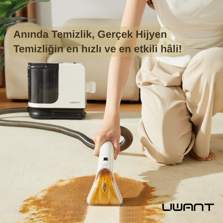 UWANT Y200 Koltuk Halı Temizleme ve Leke Çıkarma Makinesi
