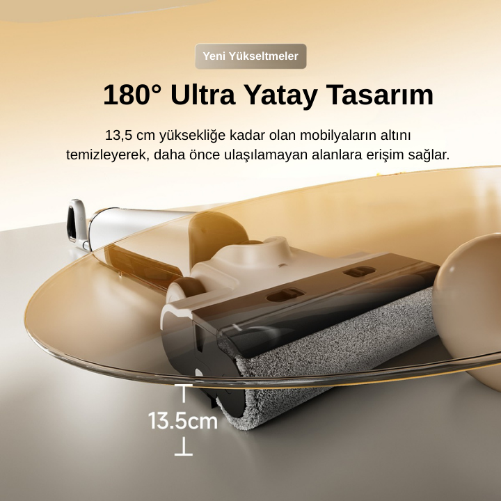 UWANT D500 Pro Islak & Kuru Otomatik Dikey Süpürge Beyaz
